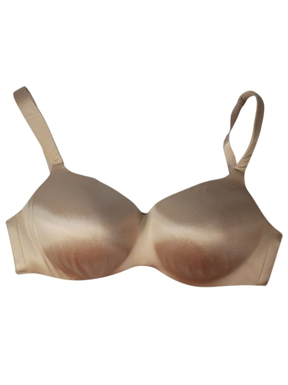 Soma Enhancing Shape Wireless Bra Tan 36DD Seamless Lightly Lined Adjustable
